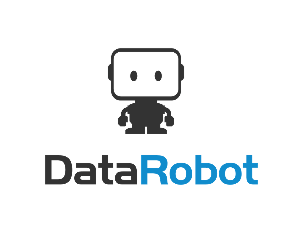 DataRobot logo with a robot icon above the text "DataRobot".
