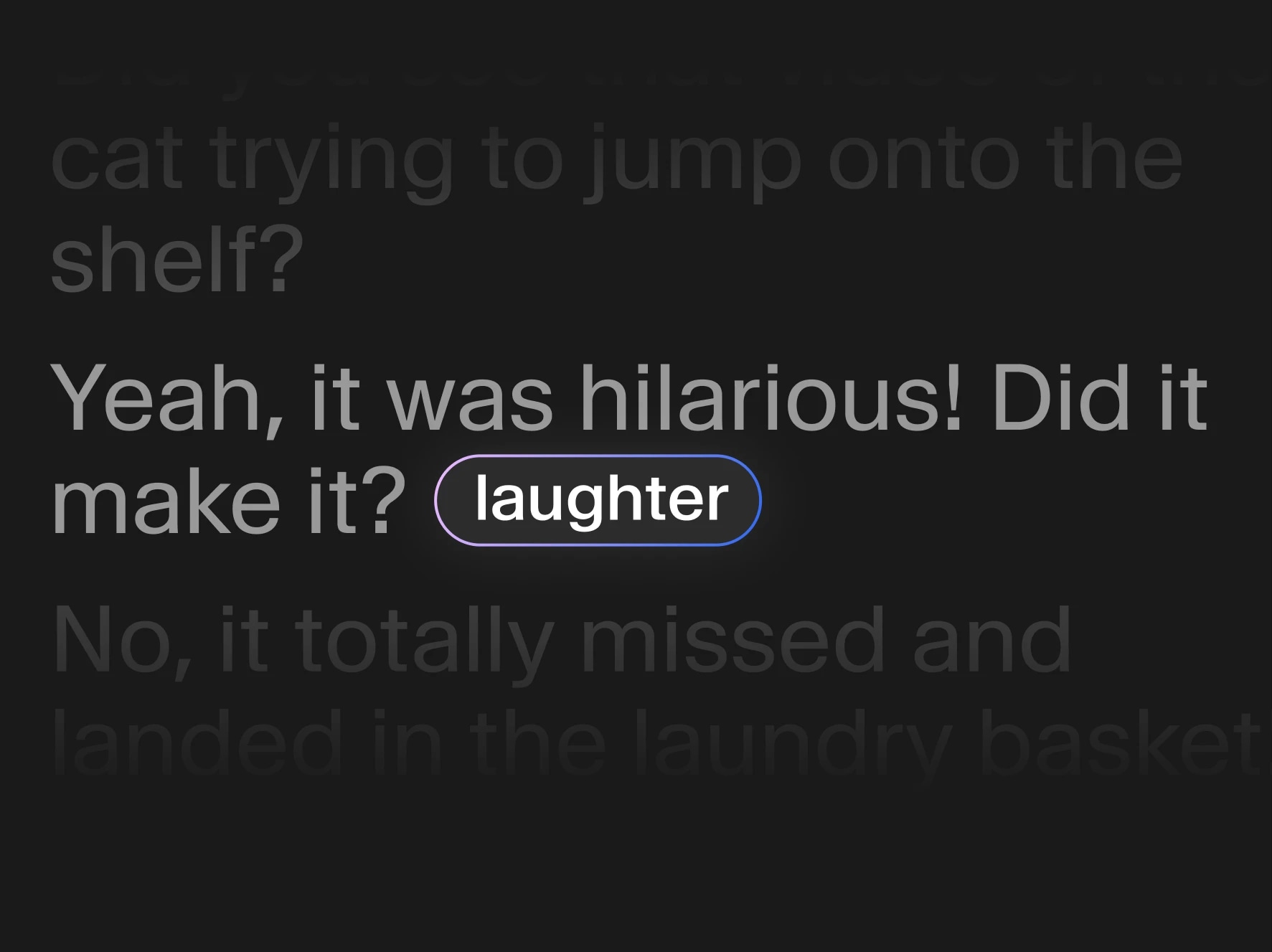 laughter